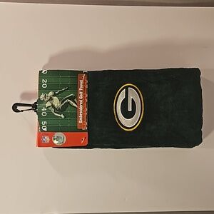 Green Bay Packers Embroidered Velour Golf Towel Unisex